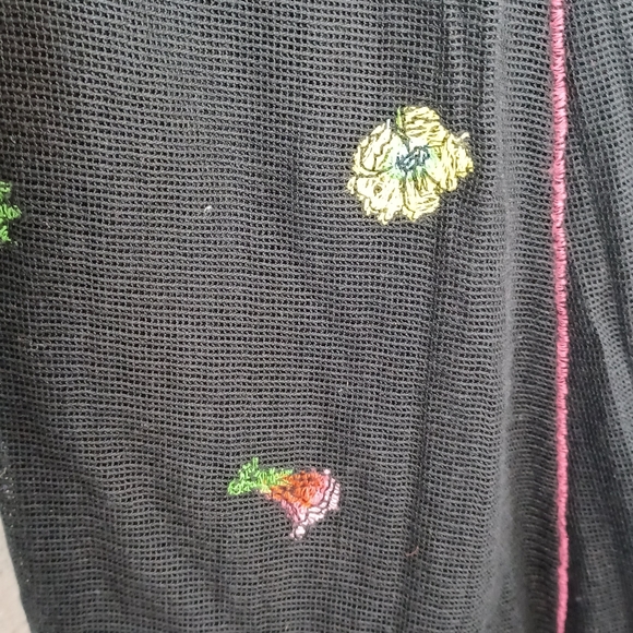 Free People Black Floral Mini Dress - Picture 16 of 16